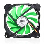 Ficha técnica e caractérísticas do produto Cooler Fan 120MM com Led Verde DX12F
