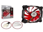 Ficha técnica e caractérísticas do produto Cooler Fan 120Mm com Led Vermelho Dx-12F Dx-12F Dex