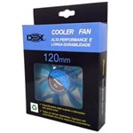 Ficha técnica e caractérísticas do produto Cooler Fan 120mm DEX com Led Azul 2136