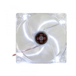 Ficha técnica e caractérísticas do produto Cooler Fan Led Branco 80mm DX-8T - Dex