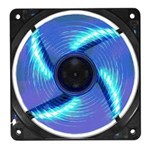 Ficha técnica e caractérísticas do produto Cooler Led para Gabinete 120 Mm Azul