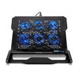 Ficha técnica e caractérísticas do produto Cooler Notebook com 6 Fans Led Azul Ac282 - Multilaser