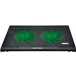 Ficha técnica e caractérísticas do produto Cooler para Notebook Power Gamer Led Verde Luminoso Warrior - Multilaser