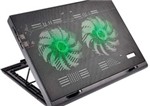 Ficha técnica e caractérísticas do produto Cooler para Notebook Warrior Power Gamer Led Verde Luminoso MULTILASER
