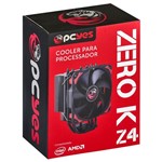 Ficha técnica e caractérísticas do produto Cooler para Processador Zero K Z4 120Mm Amd/Intel Pcyes