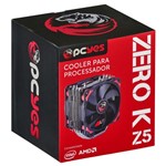 Ficha técnica e caractérísticas do produto Cooler Processador Zero K Z5 120Mm Preto Amd/Intel Pcyes