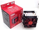 Ficha técnica e caractérísticas do produto Cooler Universal Intel e Amd Gammer Led Vermelho 2 Fan 92x92 - Dex