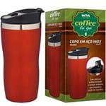 Ficha técnica e caractérísticas do produto Copo Aço Inox 450 Ml Coffee To Go - Mor - Vermelho