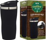 Ficha técnica e caractérísticas do produto COPO ACO INOX 450ml COFFEE TO GO - PRETO - Mor