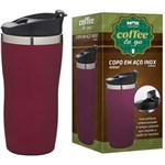Ficha técnica e caractérísticas do produto Copo Aco Inox 450Ml Coffee To Go - Rosa
