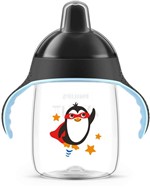 Ficha técnica e caractérísticas do produto Copo Anti-Vazamento Pinguim 340ml Rosa Philips Avent