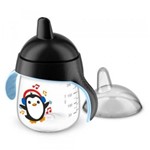 Ficha técnica e caractérísticas do produto Copo Anti-Vazamento Pinguim 260ml Preto Philips Avent