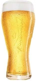 Ficha técnica e caractérísticas do produto Copo de Cerveja Budweiser Original 400Ml Importado Portugal