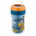 Ficha técnica e caractérísticas do produto Copo Infantil Fun Cup - New York - Azul e Laranja - NUK