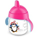 Ficha técnica e caractérísticas do produto Copo Pinguim Philips Avent 260ml 12+ Rosa