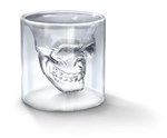 Ficha técnica e caractérísticas do produto Copo Shot de Vidro Caveira de Cristal, Skull Doomed