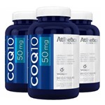 COQ10 Coenzima Q10 50mg - 3 Un de 90 Cápsulas - Atlhetica