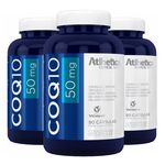 Ficha técnica e caractérísticas do produto COQ10 Coenzima Q10 50mg - 3 un de 90 cápsulas - Atlhetica
