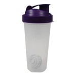 Ficha técnica e caractérísticas do produto Coqueteleira Shake Academia com Mosquetão Roxo TS-1101 600ml