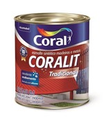 Ficha técnica e caractérísticas do produto Coral Coralit Ultra Resistência Brilhante Branco 0,9 Litro
