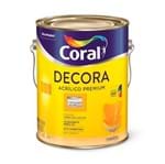 Ficha técnica e caractérísticas do produto Coral Decora Acrílico Premium Branco Semi Brilho 3,6 Litros