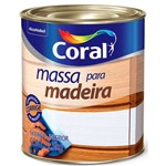 Ficha técnica e caractérísticas do produto Coral Massa para Madeira 900 Ml