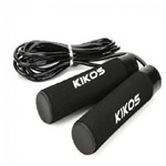 Corda de Pular com Peso Nylon Kikos Fitness SK Preto