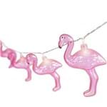 Ficha técnica e caractérísticas do produto Cordão Luminária Fio de Luz Led 10 Lâmpadas Flamingo 1,60M