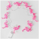 Ficha técnica e caractérísticas do produto Cordão Luminária Fio de Luz Led 10 Lâmpadas Flamingo 1,90m