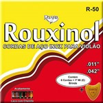 Ficha técnica e caractérísticas do produto Cordas de Aço para Violão Tradicional com Chenille Colorido - Rouxinol