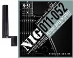 Ficha técnica e caractérísticas do produto Cordas para Guitarra Elétrica de 7 Cordas 010-056 - Nig Strings