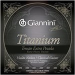 Ficha técnica e caractérísticas do produto Cordas Violão Nylon Giannini Titanium Extra Pesada GENWXTA