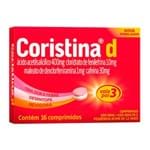 Ficha técnica e caractérísticas do produto Coristina D com 16 Comprimidos