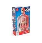 Ficha técnica e caractérísticas do produto Corpo Humano 200 Peças Quebra Cabeça Puzzle - Grow 03937