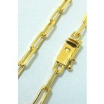 Ficha técnica e caractérísticas do produto Corrente 70cm masculina banhada a ouro 18k parece ouro