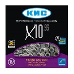 Corrente Kmc X10 Silver / Prata 116 Elos - 10v