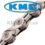 Ficha técnica e caractérísticas do produto Corrente MTB / SPEED - KMC X-9L 9V Silver - Prata