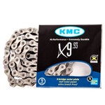 Ficha técnica e caractérísticas do produto Corrente MTB SPEED KMC X9 Silver Prata