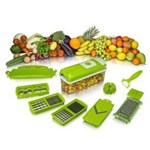 Ficha técnica e caractérísticas do produto Cortador e Fatiador de Legumes e Frutas Nicer Dicer Plus - VERDE - VERDE