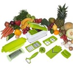 Ficha técnica e caractérísticas do produto Cortador e Fatiador de Legumes, Frutas e Verduras - Nicer Dicer Plus