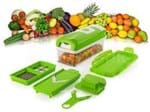 Ficha técnica e caractérísticas do produto Cortador Fatiador Legumes Verduras Frutas Nicer Dicer Plus