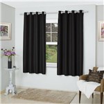 Cortina Corta Luz Blackout e Voil Pratika Slim 1,70m X 2,60m com Ilhós - Bella Janela