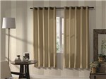 Cortina para Quarto Bronze Santista - Natural Marrocos 2,00x1,80m