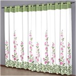 Ficha técnica e caractérísticas do produto Cortina para Varão Sultan 300x240 Cm Realce Premium Painel Valência Rosa e Verde