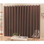 Ficha técnica e caractérísticas do produto Cortina Semi Blackout Madri 4,00m X 2,50m para Varão Simples - Tabaco
