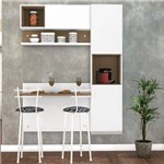 Cozinha Compacta com 3 Módulos Prisma Branco