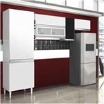 Ficha técnica e caractérísticas do produto Cozinha Compacta Ebano 3 Peças - CHF Móveis - Branco