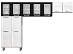 Cozinha Compacta Itatiaia Premium 11 Portas - Aço