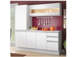 Cozinha Compacta Madesa Smart G200750909 - com Balcão 8 Portas 2 Gavetas MDF
