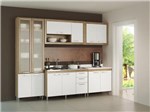 Cozinha Compacta Multimóveis Toscana com Balcão - 12 Portas 3 Gavetas